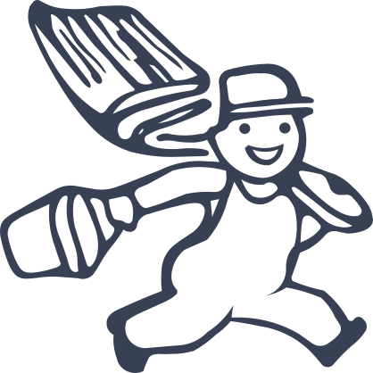 Painter Painting Sticker