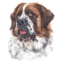 Painting Bernard Sticker