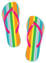 Pair Of Colorful Flip Flops Sticker