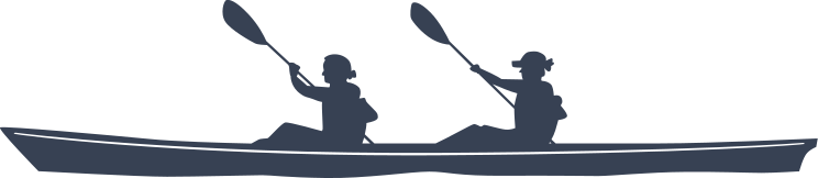 Pair Of Female Rowers Sticker