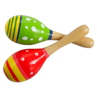 Pair Of Mexican Maracas Isolated Sticker