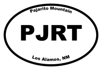 Pajarito Mountain Oval Sticker