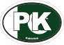 Pakistan Pk Flag Oval Sticker