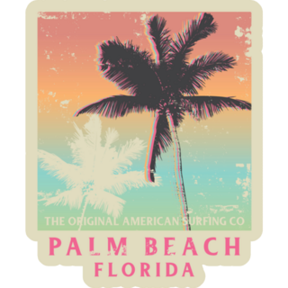 Palm Beach Florida Sticker