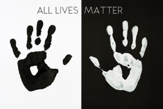 Palm Prints All Lives Matter Sticker