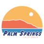 Palm Springs California Sunset Sticker