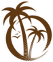Palm Tree Emblem Sticker