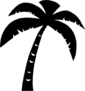 Palm Tree Silhouette Sticker