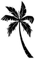 Palm Tree Vector Sticker