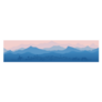 Panoramic View Morning Haze Mongolia Sticker