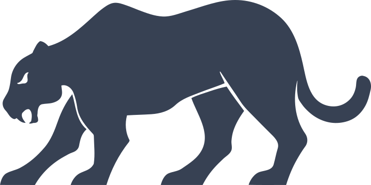 Panther Hunting Sticker