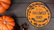 Paper Coasters Created for a Halloween Party Event