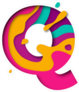 Paper Cut Letter Q Sticker