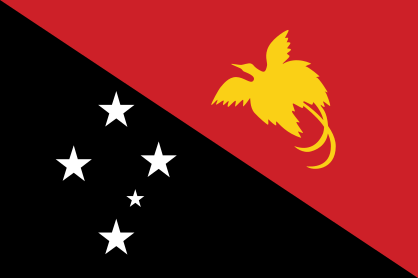 Papua New Guinea Country Flag Sticker