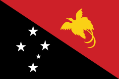 Papua New Guinea Country Flag Sticker