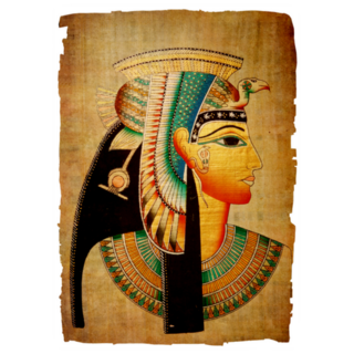 Papyrus Old Natural Paper From Egypt Sticker