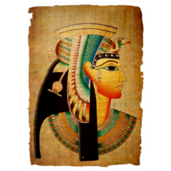 Papyrus Old Natural Paper From Egypt Sticker