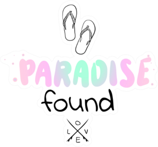 Paradise Found Sticker