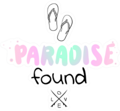 Paradise Found Sticker