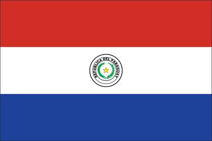 Paraguay Flag Sticker