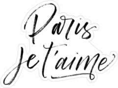 Paris Je Taime Sticker