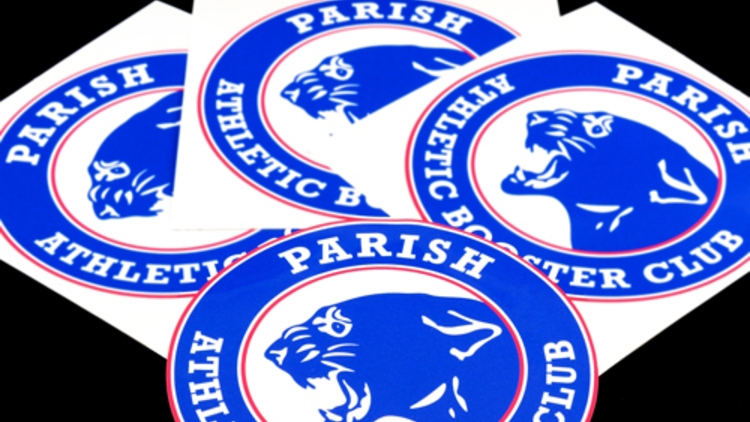 Parish Athletic Booster Club Custom Circle Stickers