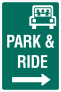 Park And Ride To The Right Sticker