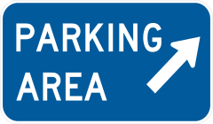 Parking Area Here Sticker