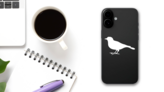 Partridge Sticker on a Phone (New) example