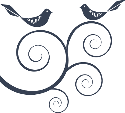 Partridges In A Tree Sticker