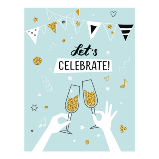 Party Invitation New Year Celebration Sticker 