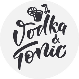 Party vodka Tonic Sticker