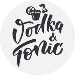 Party vodka Tonic Sticker