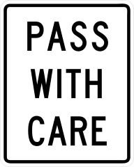 Pass With Care Sticker