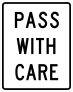 Pass With Care Sticker