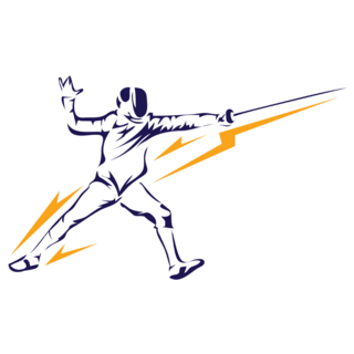 Passionate Fencing Sticker