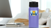 Passover Poster happy Passover! Pesach Seder Jewish Holiday Sticker on a Water Bottle (New) example