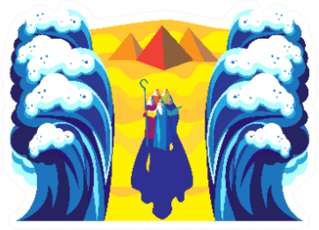 Passover Poster happy Passover! Pesach Seder Jewish Holiday Sticker