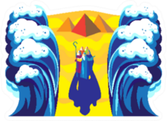 Passover Poster happy Passover! Pesach Seder Jewish Holiday Sticker