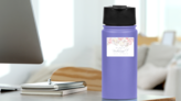 Pastel Will You Be My Bridesmaid Sticker on a Water Bottle (New) example