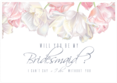 Pastel Will You Be My Bridesmaid Sticker