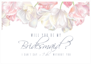 Pastel Will You Be My Bridesmaid Sticker