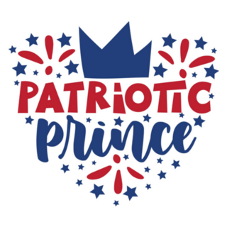 Patriotic Prince Patriotic Lettering Sticker
