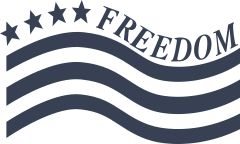 Patriotic Usa Freedom Sticker