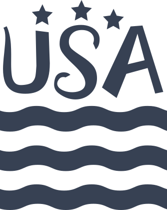 Patriotic Usa Stars And Stripes Sticker