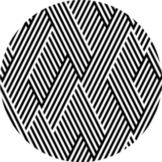 Pattern In Zigzag Shape With Lines Sticker 