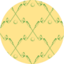Pattern With Golf Elements Background Sticker
