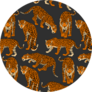 Pattern With Wild Cheetahs Sticker