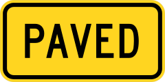 Paved Sticker