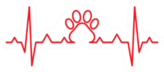 Paw Heartbeat Sticker
